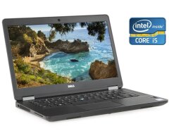 Ультрабук Dell Latitude E5470 / 14" (1920x1080) IPS / Intel Core i5-6200U (2 (4) ядра по 2.3 - 2.8 GHz) / 8 GB DDR4 / 512 GB SSD / Intel HD Graphics 520 / WebCam 