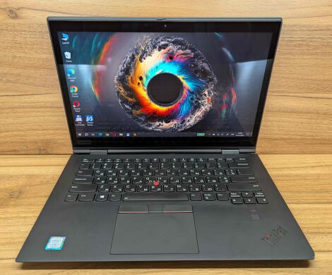 Ноутбук-трансформер Б-класс Lenovo ThinkPad x1 Carbon 3rd / 14" (1920x1080) IPS Touch / Intel Core i7-8550U (4 (8) ядра по 1.8 - 4.0 GHz) / 8 GB DDR3 / 512 GB SSD / Intel UHD Graphics 620 / WebCam / TouchID / Windows 10 Ноутбук-трансформер Б-класс Lenovo ThinkPad x1 Carbon 3rd / 14" (1920x1080) IPS Touch / Intel Core i7-8550U (4 (8) ядра по 1.8 - 4.0 GHz) / 8 GB DDR3 / 512 GB SSD / Intel UHD Graphics 620 / WebCam / TouchID / Windows 10