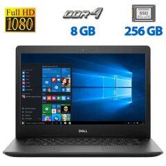 Ноутбук Dell Latitude 3490 / 14" (1920x1080) IPS / Intel Core i5-8350U (4 (8) ядра по 1.7 - 3.6 GHz) / 8 GB DDR4 / 256 GB SSD / Intel UHD Graphics 620 / WebCam