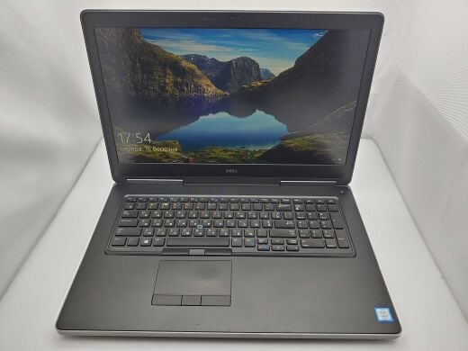 Мобільна робоча станція Dell Precision 7720 Black / 17.3" (1920x1080) IPS / Intel Core i7-7820HQ (4 (8) ядра по 2.9 - 3.9 GHz) / 16 GB DDR4 / 256 GB SSD + 1000 GB HDD / nVidia Quadro P4000, 8 GB GDDR5, 256-bit / WebCam Мобільна робоча станція Dell Precision 7720 Black / 17.3" (1920x1080) IPS / Intel Core i7-7820HQ (4 (8) ядра по 2.9 - 3.9 GHz) / 16 GB DDR4 / 256 GB SSD + 1000 GB HDD / nVidia Quadro P4000, 8 GB GDDR5, 256-bit / WebCam