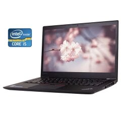 Ультрабук Б-класс Lenovo ThinkPad T460s / 14" (1920x1080) IPS / Intel Core i5-6200U (2 (4) ядра по 2.3 - 2.8 GHz) / 8 GB DDR4 / 256 GB SSD / Intel HD Graphics 520 / WebCam / Win 10 Pro