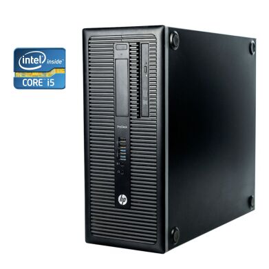 ПК Б-класc HP ProDesk 600 G1 Tower / Intel Core i5-4590 (4 ядра по 3.3 - 3.7 GHz) / 16 GB DDR3 / 500 GB HDD / Intel HD Graphics 4600 / DVD-RW
