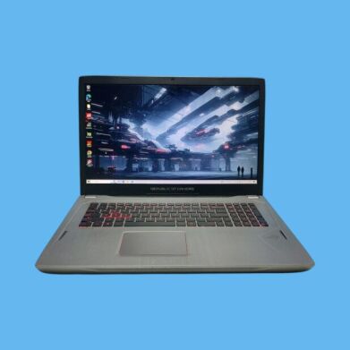 Игровой ноутбук Asus ROG GL702VS / 17.3" (1920x1080) IPS / Intel Core i7-7700HQ (4 (8) ядра по 2.8 - 3.8 GHz) / 32 GB DDR4 / 480 GB SSD + 1000 GB HDD / nVidia GeForce GTX 1070, 8 GB GDDR5, 256-bit / WebCam / Win 10 Home