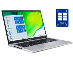Ультрабук Acer Aspire 5 A515-56 / 15.6" (1920x1080) TN / Intel Core i3-1115G4 (2 (4) ядра по 3.0 - 4.1 GHz) / 8 GB DDR4 / 250 GB SSD / Intel UHD Graphics / WebCam / Win 10 Home