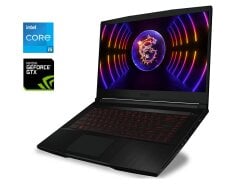 Ігровий ноутбук Б-клас MSI GF63 Thin 11SC / 15.6" (1920x1080) IPS / Intel Core i5-11400H (6 (12) ядер по 2.7 - 4.5 GHz) / 8 GB DDR4 / 256 GB SSD / nVidia GeForce GTX 1650 Max-Q, 4 GB GDDR6, 128-bit / WebCam