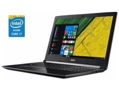 Ноутбук Acer Aspire A515-51-75UY / 15.6" (1920x1080) TN / Intel Core i7-7500U (2 (4) ядра по 2.7 - 3.5 GHz) / 8 GB DDR4 / 240 GB SSD / Intel UHD Graphics 620 / WebCam / Win 10 Home