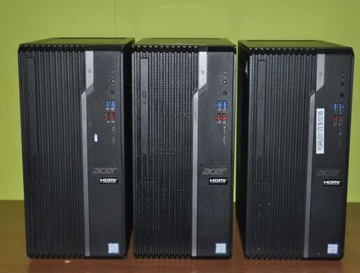 Компьютер Acer Veriton S4660G Tower / Intel Core i5-8400 (6 ядер по 2.8 - 4.0 GHz) / 8 GB DDR4 / 256 GB SSD M.2 / Intel UHD Graphics 630 / Windows 11 Pro