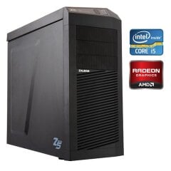 Ігровий ПК Zalman Z5 Plus Tower / Intel Core i5-6400 (4 ядра по 2.7 - 3.3 GHz) / 16 GB DDR4 / 256 GB SSD + 1000 GB HDD / AMD Radeon RX 470, 4 GB GDDR5, 256-bit / 500W