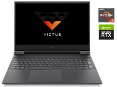 Новий ігровий ноутбук HP Victus 16-e0504nw / 16.1" (1920x1080) IPS / AMD Ryzen 7 5800H (8 (16) ядер по 3.2 - 4.4 GHz) / 16 GB DDR4 / 512 GB SSD / nVidia GeForce RTX 3060, 6 GB GDDR6, 192-bit / WebCam