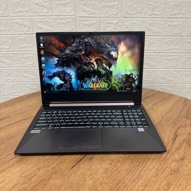 Ігровий ноутбук Б-клас Sager NH58RH / 15.6" (1920x1080) IPS / Intel Core i5-9300H (4 (8) ядра по 2.4 - 4.1 GHz) / 16 GB DDR4 / 128 GB SSD M.2 + 1000 GB HDD / nVidia GeForce GTX 1050, 3 GB GDDR5, 96-bit / WebCam