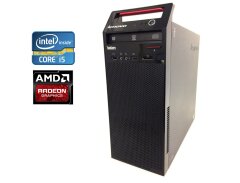 ПК Б-класс Lenovo ThinkCentre Edge 72 Tower / Intel Core i5-2400 (4 ядра по 3.1 - 3.4 GHz) / 8 GB DDR3 / 250 GB HDD / AMD Radeon HD 7450, 1 GB GDDR3, 64-bit / DVD-RW