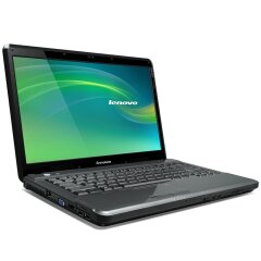 Ноутбук Б-класс Lenovo G565 / 15.6" (1366x768) TN / AMD Athlon II P360 (2 ядра по 2.3 - 3.2 GHz) / 4 GB DDR3 / 120 GB SSD / AMD Radeon HD 4200 Graphics / WebCam 