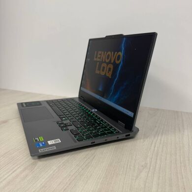 Ігровий ноутбук Lenovo LOQ 15IRX9 / 15.6" (1920x1080) IPS / Intel Core i5-13450HX (10 (16) ядер по 2.4 - 4.6 GHz) / 16 GB DDR5 / 1000 GB SSD NVMe / nVidia GeForce RTX 4050, 6 GB GDDR6, 96-bit / WebCam Ігровий ноутбук Lenovo LOQ 15IRX9 / 15.6" (1920x1080) IPS / Intel Core i5-13450HX (10 (16) ядер по 2.4 - 4.6 GHz) / 16 GB DDR5 / 1000 GB SSD NVMe / nVidia GeForce RTX 4050, 6 GB GDDR6, 96-bit / WebCam