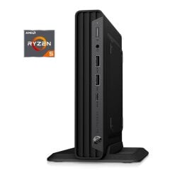 Неттоп HP EliteDesk 805 G6 Mini USFF / AMD Ryzen 5 PRO 4650GE (6 (12) ядер по 3.3 - 4.2 GHz) / 8 GB DDR4 / 256 GB SSD / AMD Radeon Vega 7 Graphics