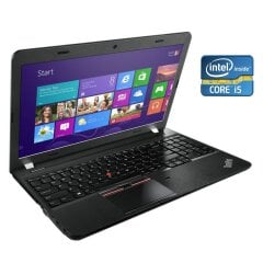 Ноутбук Б-клас Lenovo ThinkPad E550 / 15.6" (1920x1080) TN / Intel Core i5-5200U (2 (4) ядра по 2.2 - 2.7 GHz) / 8 GB DDR3 / 192 GB SSD / Intel HD Graphics 5500 / WebCam / DVD-ROM / Win 10 Pro