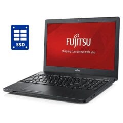 Ноутбук Б-клас Fujitsu LifeBook A357 / 15.6" (1920x1080) TN / Intel Core i3-6006U (2 (4) ядра по 2.0 GHz) / 8 GB DDR4 / 128 GB SSD / Intel HD Graphics 520 / WebCam / Win 10