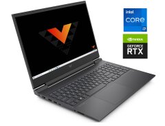 Ігровий ноутбук Б-клас HP Victus 16t-d000 / 16.1" (1920x1080) IPS / Intel Core i7-11800H (8 (16) ядер по 2.3 - 4.6 GHz) / 16 GB DDR4 / 512 GB SSD / nVidia GeForce RTX 3060, 6 GB GDDR6, 192-bit / WebCam