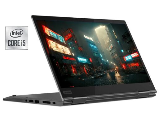 Ультрабук-трансформер Б-клас Lenovo Thinkpad X1 Yoga Gen 5 / 14" (1920x1080) IPS Touch / Intel Core i5-10310U (4 (8) ядра по 1.7 - 4.4 GHz) / 16 GB DDR4 / 256 GB SSD / Intel UHD Graphics / WebCam Ультрабук-трансформер Б-клас Lenovo Thinkpad X1 Yoga Gen 5 / 14" (1920x1080) IPS Touch / Intel Core i5-10310U (4 (8) ядра по 1.7 - 4.4 GHz) / 16 GB DDR4 / 256 GB SSD / Intel UHD Graphics / WebCam