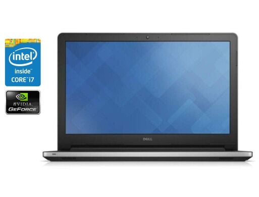Ноутбук Dell Inspiron 5558 / 15" (1366x768) TN / Intel Core i7-5500U (2 (4) ядра по 2.4 - 3.0 GHz) / 8 GB DDR3 / 240 GB SSD / nVidia GeForce 920M, 4 GB DDR3, 64-bit / WebCam