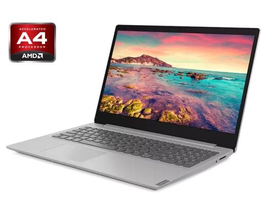 Ноутбук Lenovo IdeaPad S145-15AST / 15.6" (1366x768) TN / AMD A4-9125 (2 ядра по 2.3 - 2.6 GHz) / 8 GB DDR4 / 256 GB SSD / AMD Radeon R3 Graphics / WebCam / Win 10 Home Ноутбук Lenovo IdeaPad S145-15AST / 15.6" (1366x768) TN / AMD A4-9125 (2 ядра по 2.3 - 2.6 GHz) / 8 GB DDR4 / 256 GB SSD / AMD Radeon R3 Graphics / WebCam / Win 10 Home