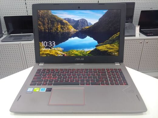 Asus ROG GL502VM-DS74 / 15.6" (1920x1080) IPS / Intel Core i7-7700HQ (4 (8) ядра по 2.8 - 3.8 GHz) / 16 GB DDR4 / 240 GB SSD+1000 GB HDD / nVidia GeForce GTX 1060 6 GB / WebCam