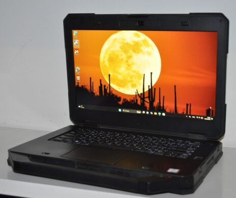 Захищений ноутбук Dell Latitude 5414 Rugged / 14" (1920x1080) TN / Intel Core i7-6600U (2 (4) ядра по 2.6 - 3.4 GHz) / 16 GB DDR4 / 240 GB SSD / AMD Radeon R7 M360, 2 GB GDDR3, 64-bit / WebCam / Wi-Fi / Bluetooth / Windows 11 Pro + Блок живлення 130W Захищений ноутбук Dell Latitude 5414 Rugged / 14" (1920x1080) TN / Intel Core i7-6600U (2 (4) ядра по 2.6 - 3.4 GHz) / 16 GB DDR4 / 240 GB SSD / AMD Radeon R7 M360, 2 GB GDDR3, 64-bit / WebCam / Wi-Fi / Bluetooth / Windows 11 Pro + Блок живлення 130W