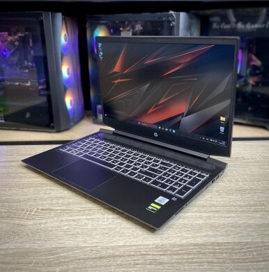 Ігровий ноутбук HP Pavilion Gaming 15 / 15.6" (1920x1080) IPS / Intel Core i7-10750H (6 (12) ядер по 2.6 - 5.0 GHz) / 16 GB DDR4 / 512 GB SSD / nVidia GeForce GTX 1650 Ti, 4 GB GDDR6, 128-bit / WebCam