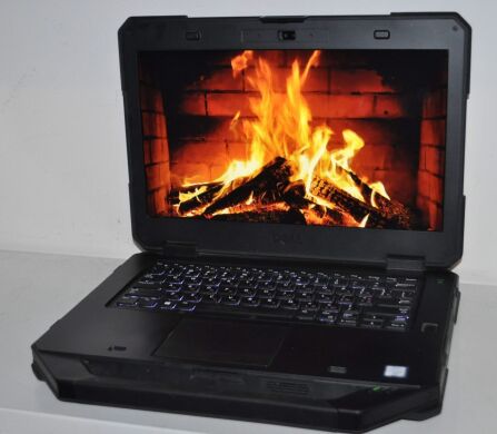 Захищений ноутбук Dell Latitude 5414 Rugged / 14" (1920x1080) TN / Intel Core i7-6600U (2 (4) ядра по 2.6 - 3.4 GHz) / 16 GB DDR4 / 240 GB SSD / AMD Radeon R7 M360, 2 GB GDDR3, 64-bit / WebCam / Wi-Fi / Bluetooth / Windows 11 Pro + Блок живлення 130W Захищений ноутбук Dell Latitude 5414 Rugged / 14" (1920x1080) TN / Intel Core i7-6600U (2 (4) ядра по 2.6 - 3.4 GHz) / 16 GB DDR4 / 240 GB SSD / AMD Radeon R7 M360, 2 GB GDDR3, 64-bit / WebCam / Wi-Fi / Bluetooth / Windows 11 Pro + Блок живлення 130W