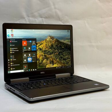 Мобільна робоча станція Б-клас Dell Precision 7510 / 15.6" (1920x1080) IPS / Intel Core i5-6300HQ (4 ядра по 2.3 - 3.2 GHz) / 32 GB DDR4 / 256 GB SSD + 500 GB HDD / AMD FirePro W5170M, 2 GB GDDR5, 128-bit / Windows 10 Pro