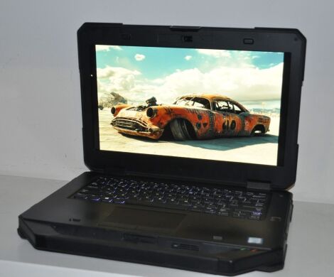 Захищений ноутбук Dell Latitude 5414 Rugged / 14" (1920x1080) TN / Intel Core i7-6600U (2 (4) ядра по 2.6 - 3.4 GHz) / 16 GB DDR4 / 240 GB SSD / AMD Radeon R7 M360, 2 GB GDDR3, 64-bit / WebCam / Wi-Fi / Bluetooth / Windows 11 Pro + Блок живлення 130W Захищений ноутбук Dell Latitude 5414 Rugged / 14" (1920x1080) TN / Intel Core i7-6600U (2 (4) ядра по 2.6 - 3.4 GHz) / 16 GB DDR4 / 240 GB SSD / AMD Radeon R7 M360, 2 GB GDDR3, 64-bit / WebCam / Wi-Fi / Bluetooth / Windows 11 Pro + Блок живлення 130W