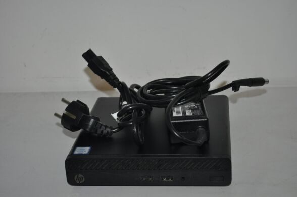 Неттоп HP 260 G3 Desktop Mini PC USFF / Intel Core i3-7130U (2 (4) ядра по 2.7 GHz) / 8 GB DDR4 / 240 GB SSD M.2 / Intel HD Graphics 620 / Wi-Fi / Блок живлення Неттоп HP 260 G3 Desktop Mini PC USFF / Intel Core i3-7130U (2 (4) ядра по 2.7 GHz) / 8 GB DDR4 / 240 GB SSD M.2 / Intel HD Graphics 620 / Wi-Fi / Блок живлення