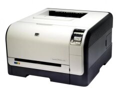 Принтер HP Color LaserJet CP1525n / Лазерная цветная печать / 600x600 dpi / A4 / 12 стр/мин / USB 2.0 Type-B, LAN (RJ-45)