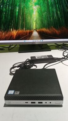 Неттоп HP EliteDesk 800 G3 Mini USFF / Intel Core i5-7500T (4 ядра по 2.7 - 3.3 GHz) / 8 GB DDR4 / 256 GB SSD / Intel HD Graphics 630 Неттоп HP EliteDesk 800 G3 Mini USFF / Intel Core i5-7500T (4 ядра по 2.7 - 3.3 GHz) / 8 GB DDR4 / 256 GB SSD / Intel HD Graphics 630