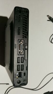 Неттоп HP EliteDesk 800 G3 Mini USFF / Intel Core i5-7500T (4 ядра по 2.7 - 3.3 GHz) / 8 GB DDR4 / 256 GB SSD / Intel HD Graphics 630 Неттоп HP EliteDesk 800 G3 Mini USFF / Intel Core i5-7500T (4 ядра по 2.7 - 3.3 GHz) / 8 GB DDR4 / 256 GB SSD / Intel HD Graphics 630