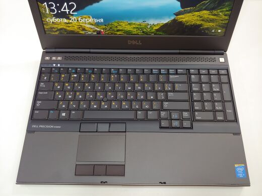Dell Precision M4800 / 15.6" (1920x1080) IPS LED / Intel Core i7-4940MX (4 (8) ядра по 3.1 - 4.0 GHz) / 16 GB DDR3 / 240 GB SSD+1000 GB HDD / nVidia Quadro K2100M 2 GB / WebCam / DVD-RW