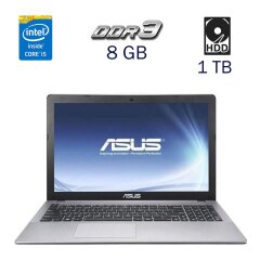 Игровой ноутбук Asus R510L / 15.6" (1366x768) TN / Intel Core i5-4210U (2 (4) ядра по 1.7 - 2.7 GHz) / 8 GB DDR3 / 1 TB HDD / ASUS GeForce 820M, 2 GB DDR3, 64-bit / WebCam / Windows 10 PRO Lic