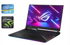 Ігровий ноутбук Asus ROG Strix G733Z / 17.3" (1920x1080) IPS / Intel Core i9-12900H (14 (20) ядер по 3.8 - 5.0 GHz) / 32 GB DDR5 / 1000 GB SSD / nVidia GeForce RTX 3070 Ti, 8 GB GDDR6, 256-bit / HDMI / Windows 11