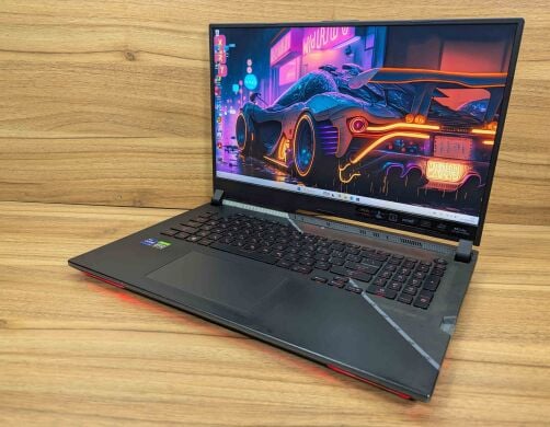 Игровой ноутбук Asus ROG Strix G733Z / 17.3" (1920x1080) IPS / Intel Core i9-12900H (14 (20) ядер по 3.8 - 5.0 GHz) / 32 GB DDR5 / 1000 GB SSD / nVidia GeForce RTX 3070 Ti, 8 GB GDDR6, 256-bit / HDMI / Windows 11