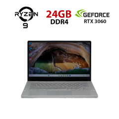 Игровой ноутбук Б-класс Asus ROG Zephyrus G14 GA401QM / 14" (1920x1080) IPS / AMD Ryzen 9 5900HS (8 (16) ядер по 3.0 - 4.6 GHz) / 24 GB DDR4 / 960 GB SSD / nVidia GeForce RTX 3060, 6 GB GDDR6, 192-bit