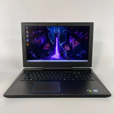 Ігровий ноутбук Б-клас Dell G7 7588 / 15.6" (1920x1080) IPS / Intel Core i7-8750H (6 (12) ядра по 2.2 - 4.1 GHz) / 16 GB DDR4 / 512 GB SSD / nVidia GeForce GTX 1060 Max-Q, 6 GB GDDR5, 192-bit / WebCam / HDMI