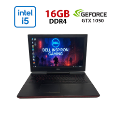 Ігровий ноутбук Б-клас Dell Inspiron 15 Gaming 7567 / 15.6" (1920x1080) IPS / Intel Core i5-7300HQ (4 ядра по 2.5 - 3.5 GHz) / 16 GB DDR4 / 512 GB SSD / nVidia GeForce GTX 1050, 4 GB GDDR5, 128-bit