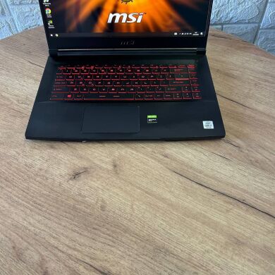 Игровой ноутбук MSI GF65 Thin 10SDR / 15.6" (1920x1080) IPS / Intel Core i7-10750H (6 (12) ядер по 2.6 - 5.0 GHz) / 8 GB DDR4 / 512 GB SSD / nVidia GeForce GTX 1660 Ti, 6 GB GDDR6, 192-bit / WebCam
