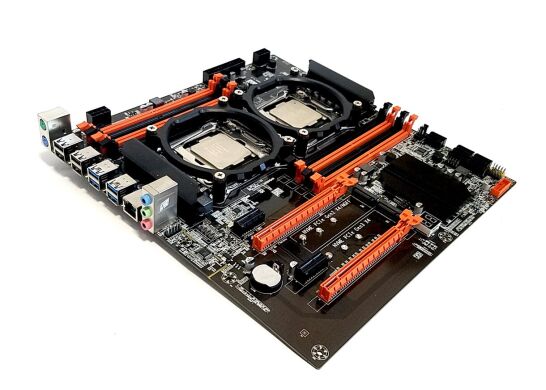 Комплект: Материнська плата ZX-DU99D4_V1.31 + 2x Intel Xeon E5-2620 v4 (8 (16) ядер по 2.1 - 3.0 GHz)