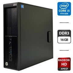 Компьютер HP WorkStation Z230 SFF / Intel Core i5-4570 (4 ядра по 3.2 - 3.6 GHz) / 16 GB DDR3 / 500 GB HDD / AMD Radeon HD 5450, 1 GB GDDR3, 64-bit