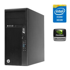 Компьютер HP Z230 Tower / Intel Xeon E3-1240 v3 (4 (8) ядра по 3.4 - 3.8 GHz) / 16 GB DDR3 / 128 GB SSD + 320 GB HDD / nVidia Quadro K600, 1 GB DDR3, 128-bit / DVD-RW 