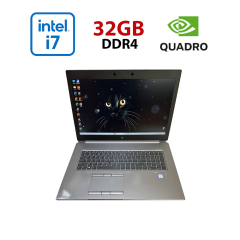 Мобильная рабочая станция Б-класс HP zBook 17 G6 / 17.3" (1920x1080) IPS / Intel Core i7-9850H (6 (12) ядер по 2.6 - 4.6 GHz) / 32 GB DDR4 / 1000 GB SSD / nVidia Quadro RTX 3000, 6 GB GDDR6, 192-bit / WebCam