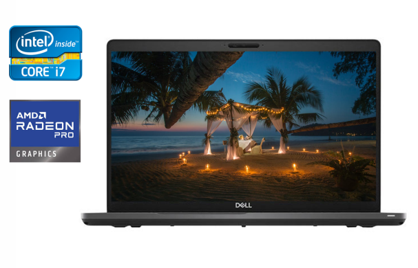 Мобільна робоча станція Dell Precision 3540 / 15.6" (1920x1080) IPS / Intel Core i7-8565U (4 (8) ядра по 1.8 - 4.6 GHz) / 16 GB DDR4 / 512 GB SSD / AMD Radeon Pro WX 2100, 2 GB GDDR5, 64-bit / WebCam / TouchID