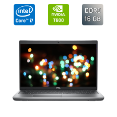 Мобильная рабочая станция Dell Precision 3571 / 15.6" (1920x1080) IPS / Intel Core i7-12800H (14 (20) ядер по 3.7 - 4.8 GHz) / 16 GB DDR5 / 512 GB SSD / nVidia T600, 4 GB GDDR6, 128-bit / WebCam / HDMI