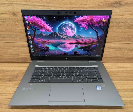 Мобильная рабочая станция HP zBook Studio G5 / 15.6" (1920x1080) IPS / Intel Core i9-9880H (8 (16) ядер по 2.3 - 4.8 GHz) / 16 GB DDR4 / 500 GB SSD / nVidia Quadro P1000, 4 GB GDDR5, 128-bit / WebCam / TouchID / Windows 10