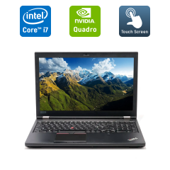 Мобільна робоча станція Lenovo ThinkPad P52 / 15.6" (3840x2160) IPS Touch / Intel Core i7-8750H (6 (12) ядра по 2.2 - 4.1 GHz) / 16 GB DDR4 / 512 GB SSD / nVidia Quadro P1000, 4 GB GDDR5, 128-bit / WebCam / TouchID